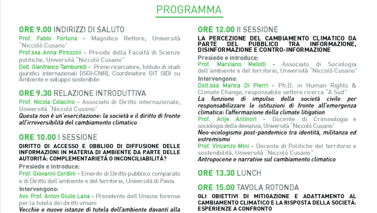 Il ruolo dell’informazione nel contrasto al cambiamento climatico